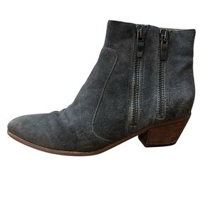Via Spiga ‘Celina’ Suede Double Zip Bootie size 8